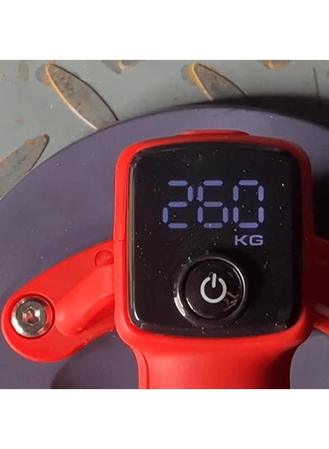 ماكيوت كوب شفط فراغي ماكوت VS122E | قدرة رفع رأسية 260 كجم | وسادة مطاطية شديدة التحمل 247×167 مم | أداة مناولة الزجاج والبلاط والمعادن - Image 3